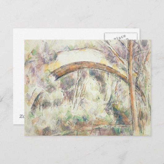 Paul Cezanne - De brug van Trois-Sautets Briefkaart (Voorkant / Achterkant)