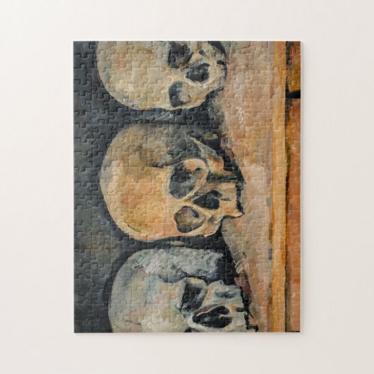 Paul Cezanne - De drie schedel Legpuzzel (Verticaal)