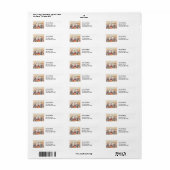 Paul Cezanne - De Drie Schedels Aquarel Etiket (Full Sheet)