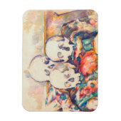 Paul Cezanne - De Drie Schedels Aquarel Magneet (Verticaal)