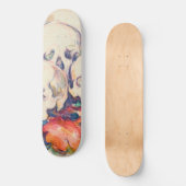 Paul Cezanne - De Drie Schedels Aquarel Persoonlijk Skateboard (Voorkant)