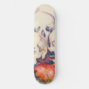 Paul Cezanne - De Drie Schedels Aquarel Persoonlijk Skateboard