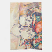 Paul Cezanne - De Drie Schedels Aquarel Theedoek (Verticaal)