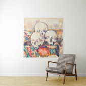 Paul Cezanne - De Drie Schedels Aquarel Wandkleed (In situ)