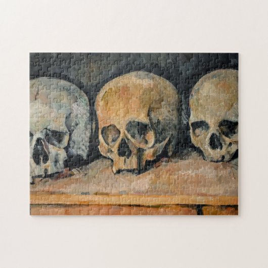 Paul Cezanne - De Drie Schedels Legpuzzel (Horizontaal)