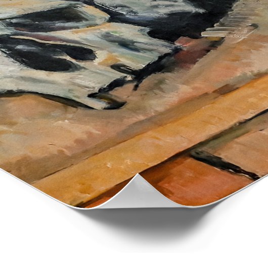 Paul Cezanne - De Drie Schedels  Poster (Hoek)