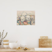 Paul Cezanne - De drie schedels Poster (Keuken)