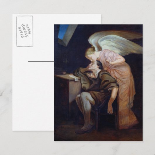 Paul Cezanne | De droom van de dichter Briefkaart (Voorkant / Achterkant)