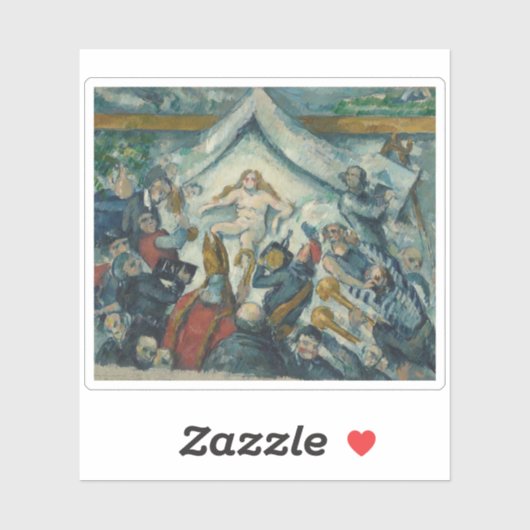 Paul Cézanne - De eeuwige vrouw Sticker (Vel)