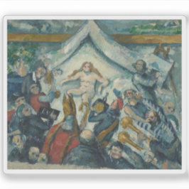Paul Cézanne - De eeuwige vrouw Sticker
