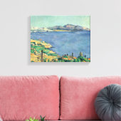 Paul Cezanne - De Golf van Marseille Canvas Afdruk (Insitu (Woonkamer))