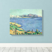 Paul Cezanne - De Golf van Marseille Canvas Afdruk (Insitu (Houten vloer))