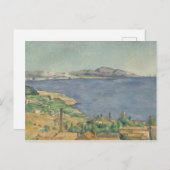 Paul Cezanne | De Golf van Marseille uit L' Briefkaart (Voorkant / Achterkant)