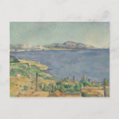 Paul Cezanne | De Golf van Marseille uit L' Briefkaart (Voorkant)
