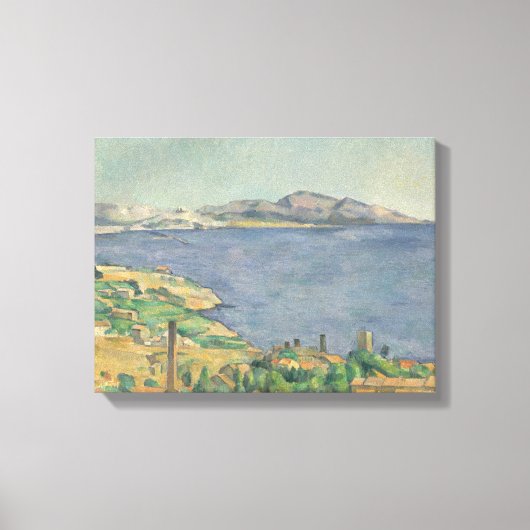 Paul Cezanne | De Golf van Marseille uit L' Canvas Afdruk (Voorkant)