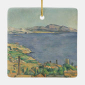 Paul Cezanne | De Golf van Marseille uit L' Keramisch Ornament (Achterkant)