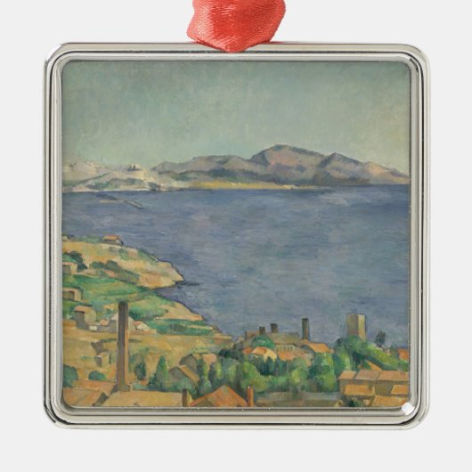 Paul Cezanne | De Golf van Marseille uit L' Metalen Ornament (Voorkant)