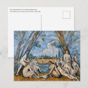 Paul Cezanne - De Grote Baders Briefkaart