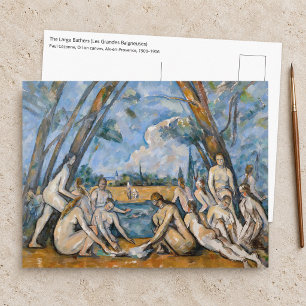 Paul Cezanne - De Grote Baders Briefkaart
