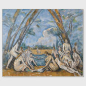 Paul Cezanne - De Grote Baders Cadeaupapier (Vlak)