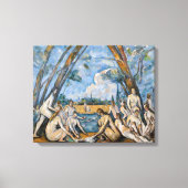 Paul Cezanne - De Grote Baders Canvas Afdruk (Voorkant)