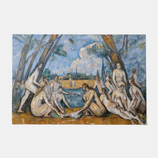 Paul Cezanne - De Grote Baders Deurmat (Voorkant)