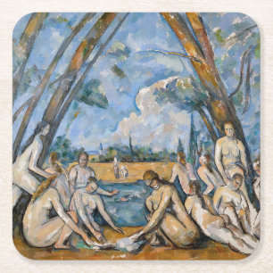 Paul Cezanne - De Grote Baders Kartonnen Onderzetters