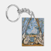 Paul Cezanne - De Grote Baders Sleutelhanger (Voorkant Links)