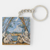 Paul Cezanne - De Grote Baders Sleutelhanger (Achterkant)