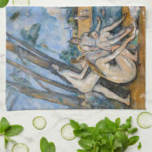 Paul Cezanne - De Grote Baders Theedoek (Gevouwen)
