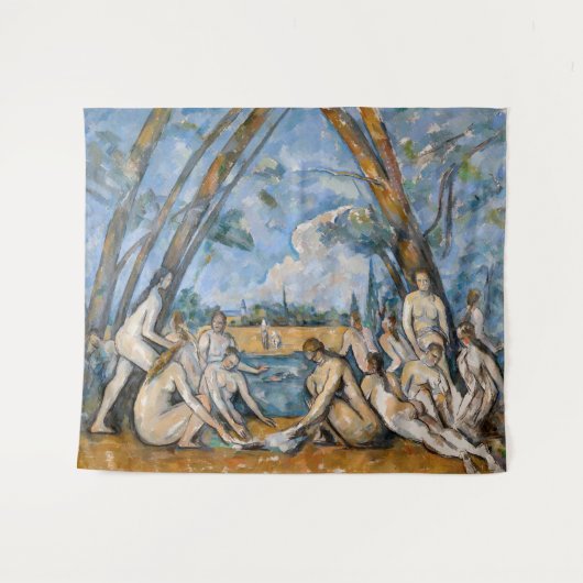 Paul Cezanne - De Grote Baders Wandkleed (Voorkant (horizontaal))