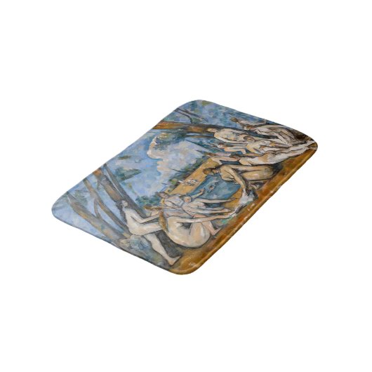 Paul Cezanne - De Grote Bathers Badmat (Gekanteld)