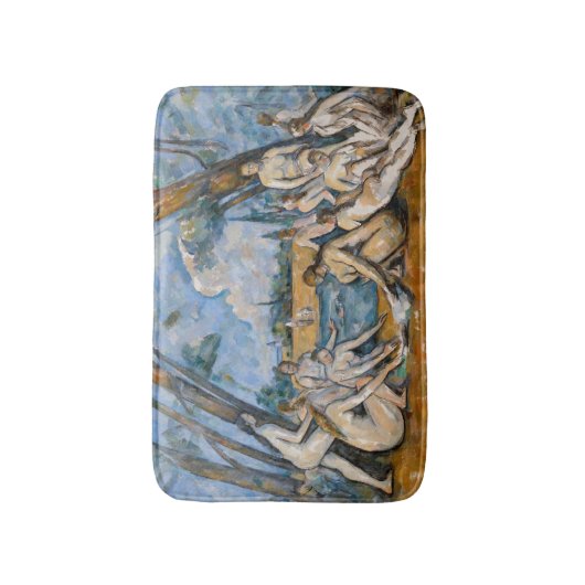 Paul Cezanne - De Grote Bathers Badmat (Voorkant Verticaal)
