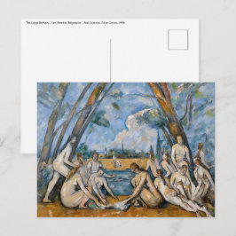 Paul Cezanne - De Grote Bathers Briefkaart
