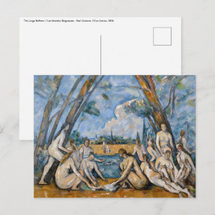 Paul Cezanne - De Grote Bathers Briefkaart