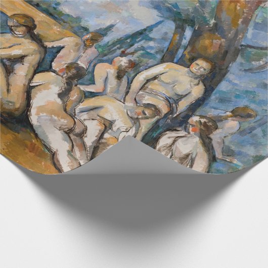 Paul Cezanne - De Grote Bathers Cadeaupapier (Hoek)