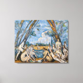 Paul Cezanne - De Grote Bathers Canvas Afdruk (Voorkant)