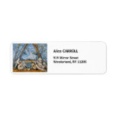 Paul Cezanne - De Grote Bathers Etiket (Voorkant)