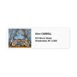 Paul Cezanne - De Grote Bathers Etiket