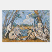 Paul Cezanne - De Grote Bathers Inpakpapier Vel (Voorkant)