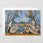 Paul Cezanne - De Grote Bathers Kaart (Voorkant / Achterkant)