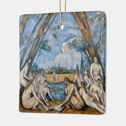 Paul Cezanne - De Grote Bathers Keramisch Ornament (Links)
