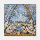 Paul Cezanne - De Grote Bathers Magneet (Voorkant)