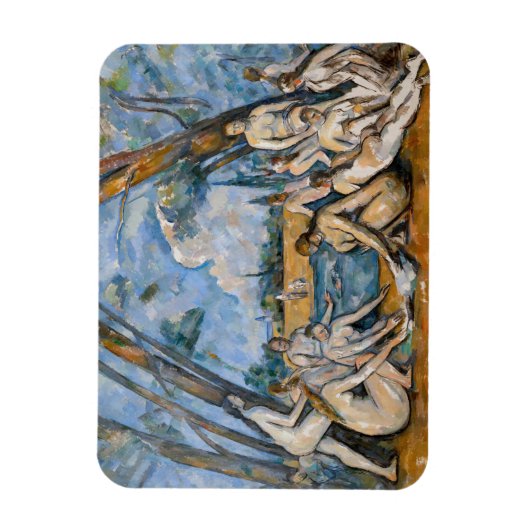 Paul Cezanne - De Grote Bathers Magneet (Verticaal)