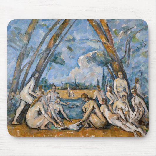 Paul Cezanne - De Grote Bathers Muismat (Voorkant)