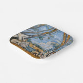 Paul Cezanne - De Grote Bathers Papieren Bordje (Gebogen)