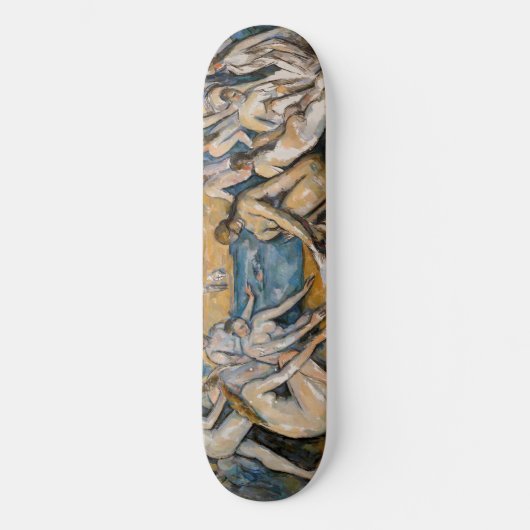 Paul Cezanne - De Grote Bathers Persoonlijk Skateboard (Voorkant)