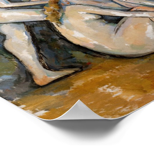 Paul Cezanne - De Grote Bathers Poster (Hoek)
