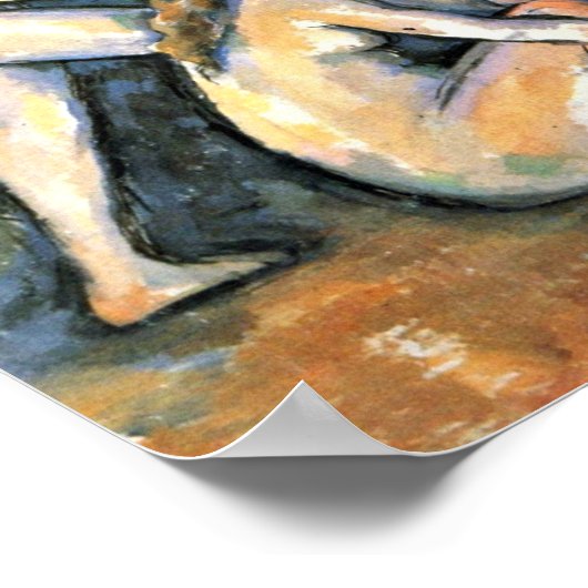 Paul Cezanne - De Grote Bathers Poster (Hoek)