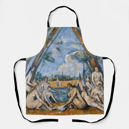 Paul Cezanne - De Grote Bathers Schort (Voorkant)